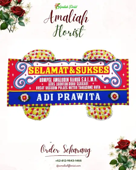 Papan Bunga Ucapan Selamat Bawolato